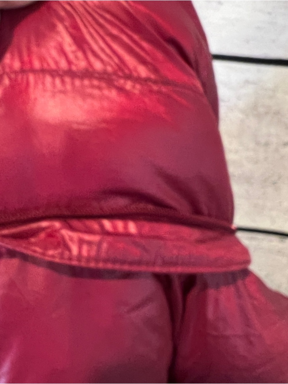 Calvin Klein Raspberry Pink Burgandy Packable Down Quilted Puffer Jacket Coat - Picture 12 of 12